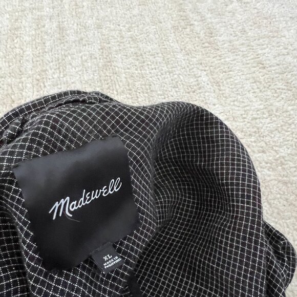 Madewell Linen Long Cardigan Coat Jacket XL - Picture 2 of 11